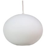 Scandinavian Modern Opal Glass Pendant