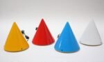 Set of Four Acrylic 'Cone' Fixtures by Verner Panton for Polythema - Image 2