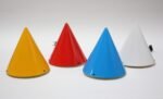 Set of Four Acrylic 'Cone' Fixtures by Verner Panton for Polythema - Image 14