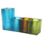 Mid-Century Modern Sascha Brastoff Cast Resin Vases / Candle Holders