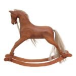 Danish Modern Teak Rocking Horse