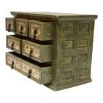 Vintage Faux-Jade Hand Painted Jewelry Box