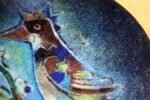 Mid Century Enamel on Copper Decorative 'Bird' Dish - Image 7
