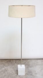 Marble and Chrome Floor Lamp by Laurel - Image 4