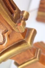 Pair of Oversized Hollywood Regency Carved and Gilded Table Lamps by Marbro - Image 8