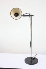 Danish Chrome and Metal Adjustable Table Lamp - Image 4
