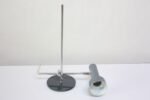 Petite Danish Modern Articulating Table Lamp in Chrome and Metal - Image 7