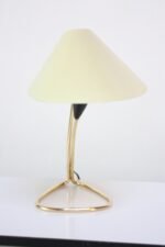 1950s Austrian Brass 'Lily' Table Lamp Attributed to J.T. Kalmar - Image 5