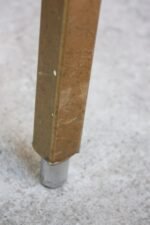 Set of Three Midcentury Industrial Leather and Painted Steel Stools - Image 15