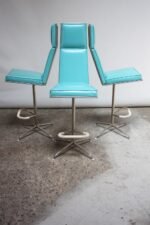 Set of Three American Modern High-Back Barstools by Jansko - Image 5