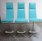 Set of Three American Modern High-Back Barstools by Jansko - Image 4