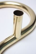 Pair of 1970s Tubular Brass Candleholders - Image 7