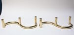 Pair of 1970s Tubular Brass Candleholders - Image 5
