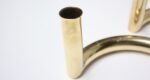Pair of 1970s Tubular Brass Candleholders - Image 8