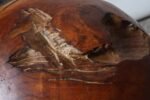 Midcentury Redwood Burl Sphere Sculpture - Image 7
