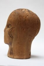 Primitive Cork Mannequin Display Head - Image 4