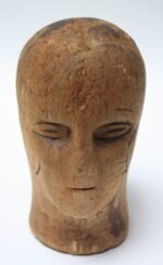Primitive Cork Mannequin Display Head - Image 2
