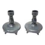Pair of Vintage Loma Stoneware Candleholders