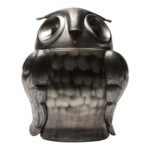 Vintage Japanese Pewtertone Ice Bucket / Cookie Jar