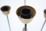 Swedish Modern Metal and Brass Candelabra by Gunnar Ander - Image 11
