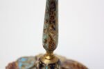 Collection of Early 20th Century European Cloisonne Boxes / Candlestick - Image 6