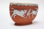 Vintage Terracotta Porcelain Decorative Planter by Kathi Urbach for Goldscheider - Image 3