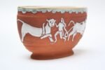 Vintage Terracotta Porcelain Decorative Planter by Kathi Urbach for Goldscheider - Image 4
