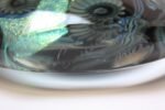 Vintage Robert Eickholt Art Glass Floral Paperweight - Image 11