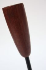 Danish Modern Teak and Metal Lüthje Three-Candle Holder - Image 7