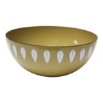 Norwegian Sage 'Lotus' Enamel Bowl by Arne Clausen for Cathrineholm