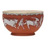 Vintage Terracotta Porcelain Decorative Planter by Kathi Urbach for Goldscheider