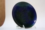 Vintage Blue and Green Enamel on Copper Round Dish by Bovano - Image 4