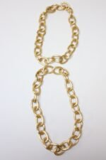 Pair of Vintage Gilt Metal Decorative Chains - Image 3