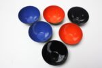 Set of Six Enamel Krenit Bowls by Herbert Krenchel - Image 2