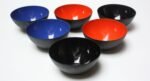 Set of Six Enamel Krenit Bowls by Herbert Krenchel - Image 5