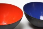 Set of Six Enamel Krenit Bowls by Herbert Krenchel - Image 6