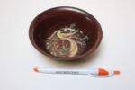 Mid-Century Dutch Modern Hand-Painted Enamel on Copper 'Peacock' Bowl - Image 4