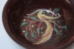 Mid-Century Dutch Modern Hand-Painted Enamel on Copper 'Peacock' Bowl - Image 5