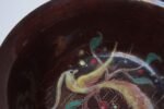Mid-Century Dutch Modern Hand-Painted Enamel on Copper 'Peacock' Bowl - Image 6