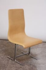 Swedish Modern Leather and Chrome Accent Chair by Vemo Industri AB - Image 6