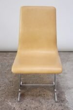 Swedish Modern Leather and Chrome Accent Chair by Vemo Industri AB - Image 4