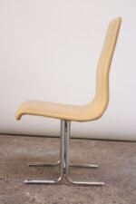 Swedish Modern Leather and Chrome Accent Chair by Vemo Industri AB - Image 3