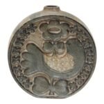 Vintage Japanese Stoneware Bud Vase by Uctci