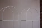 Pair of Midcentury Painted Iron Arched Etageres - Image 4