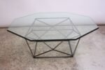 Geometric Bronze Coffee Table by Milo Baughman for Directional - Image 2