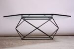 Geometric Bronze Coffee Table by Milo Baughman for Directional - Image 3