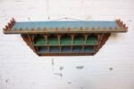 Hand Painted Decorative Folk Art Wall-Mounted Shelf - Image 2