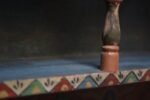 Hand Painted Decorative Folk Art Wall-Mounted Shelf - Image 12