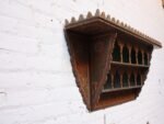 Hand Painted Decorative Folk Art Wall-Mounted Shelf - Image 6