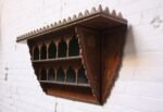 Hand Painted Decorative Folk Art Wall-Mounted Shelf - Image 4
